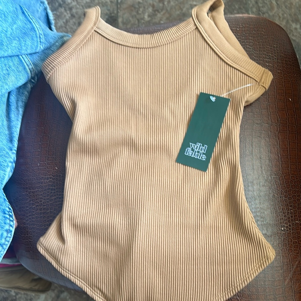 Light brown /tan body suit